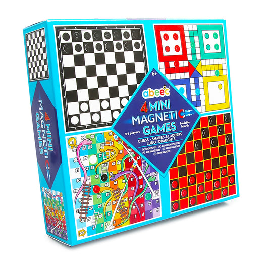 4 Mini Magnetic Travel Games