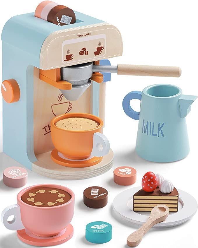Kids Espresso Machine Toy Set
