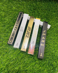 perfume pack of 5 J. perfumes, including J. ZARAR, J. SPARK, J. SILVER, J. ESSENCE, and J. JANNAN.