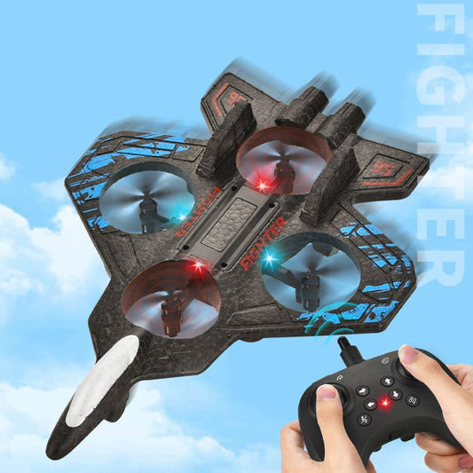 RC Combat Aircraft Drone – Remote Control Flying Jet Toy for Kids - Toynix