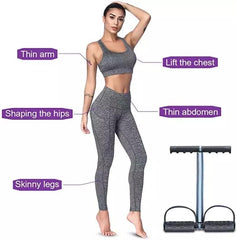 Body Shaping Tool, Sit Up Pull Spring Tension Bodybuilding Fitness Equipment,  Elastic Foot Pedal Abdomen Leg Exerciser