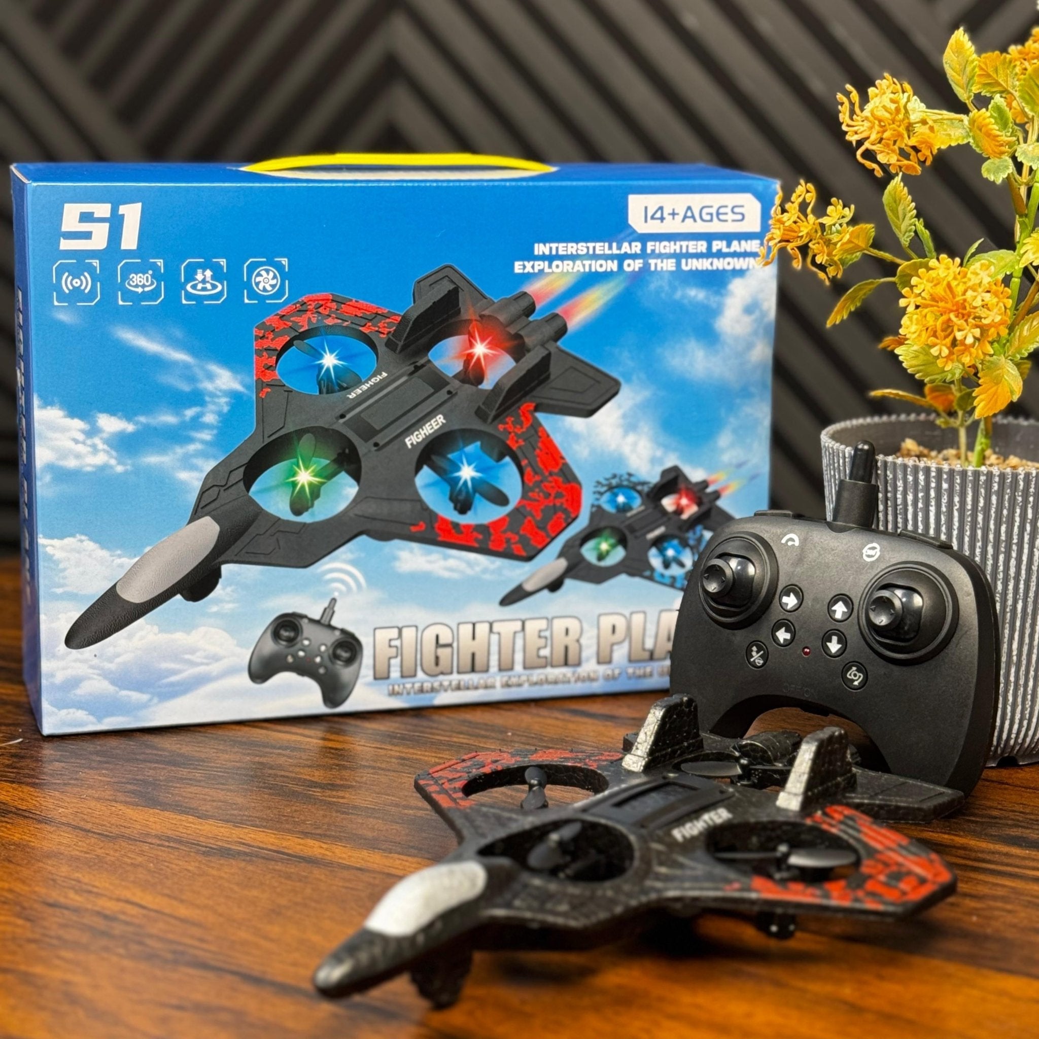 RC Combat Aircraft Drone – Remote Control Flying Jet Toy for Kids - Toynix