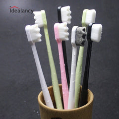 Soft Micro-Nano Manual Toothbrush Extra Soft Bristles Toothbrush with 12000 Bristles for Fragile Gums Adult Kid Childre