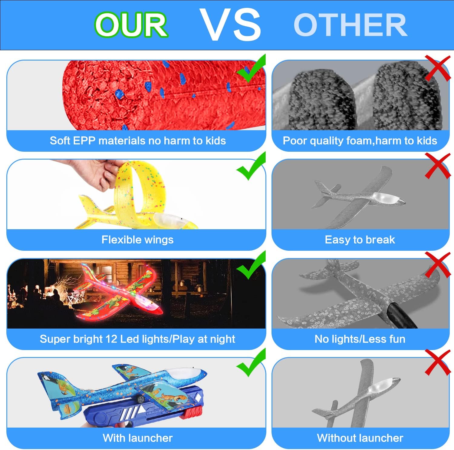 Catapult Airplane Launching Glider Gun - LU001 - Planet Junior